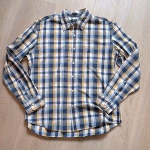 J. Crew Slim Fit Plaid Long Sleeve Button Down Casual Shirt Men’s XL Extra Large